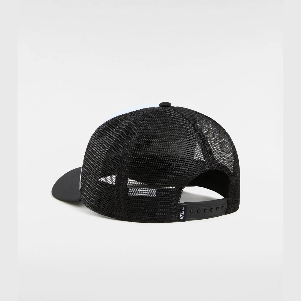 VANS CLASSIC PATCH CURVED BILL TRUCKER Black/White kép 4