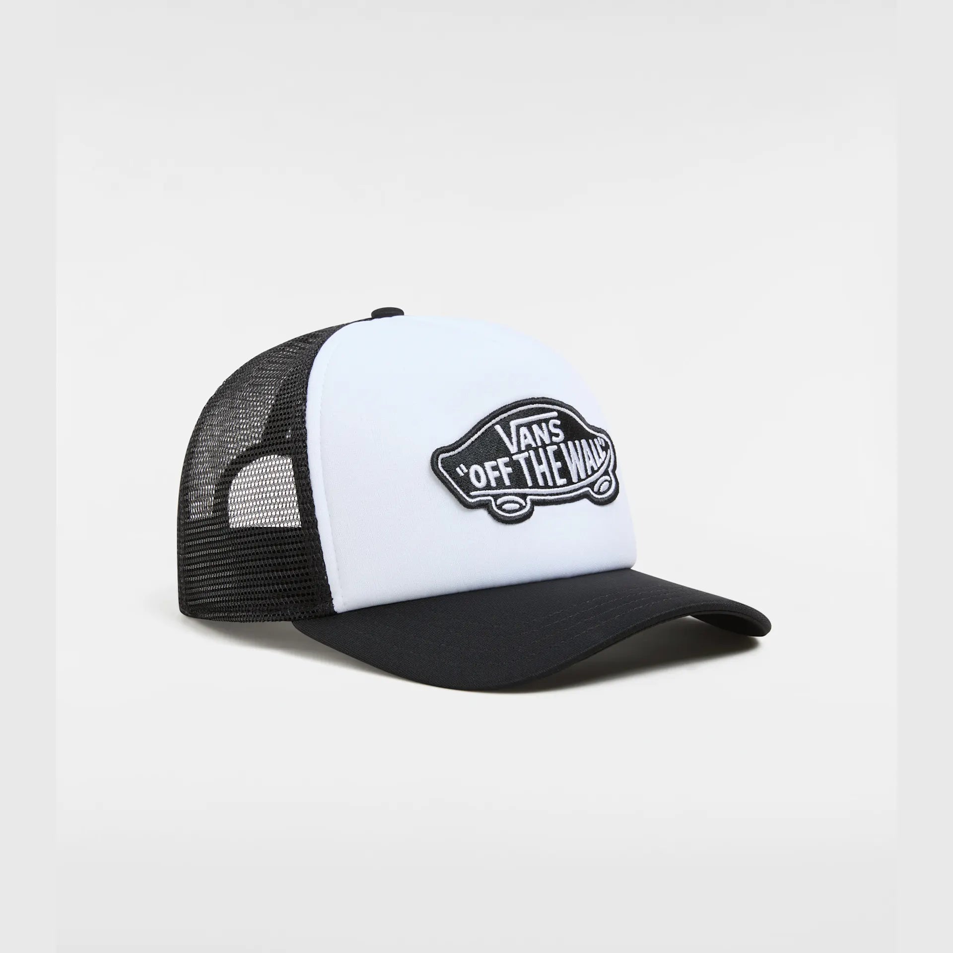 VANS CLASSIC PATCH CURVED BILL TRUCKER Black/White kép 1