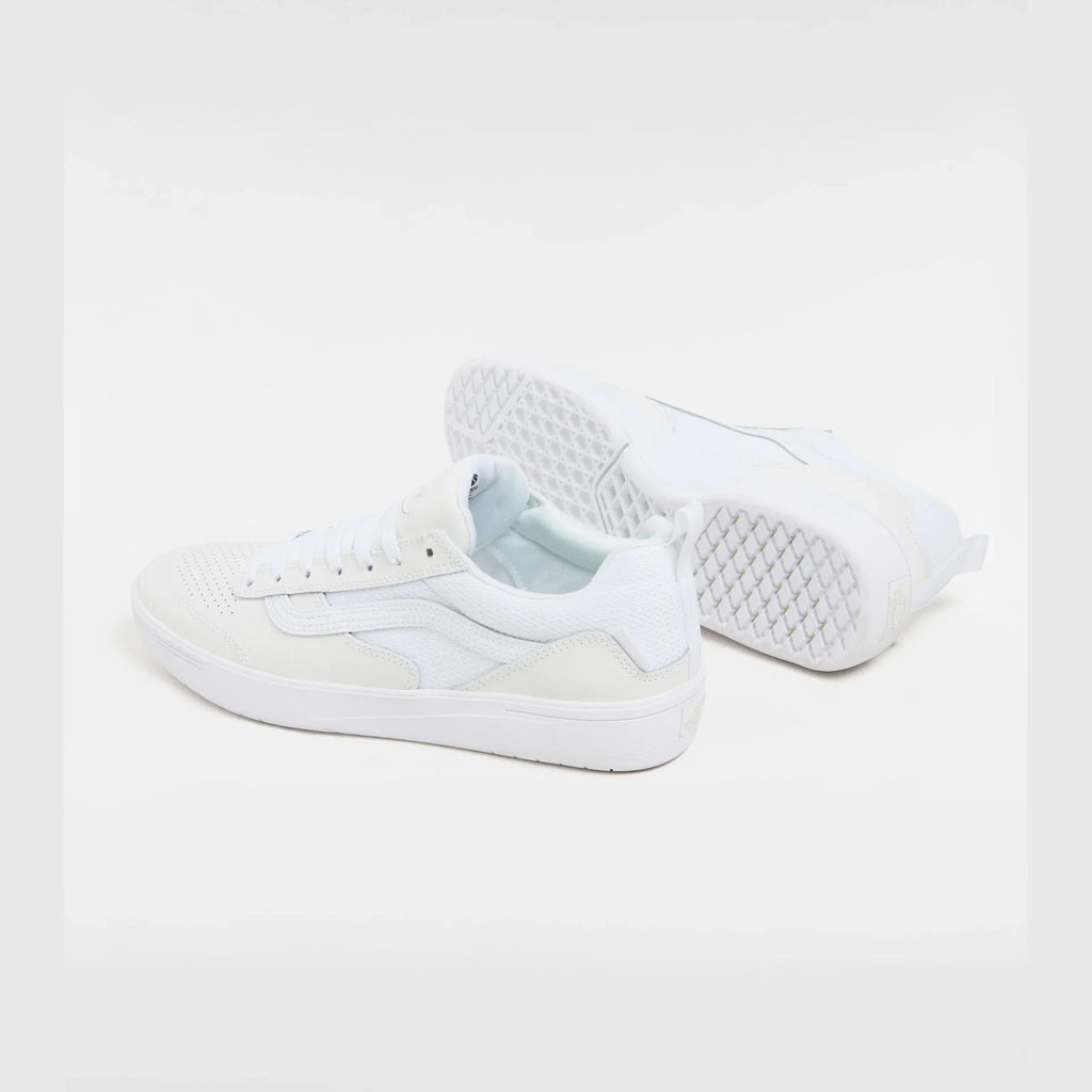 VANS Zahba LEATHER WHITE/WHITE kép 3