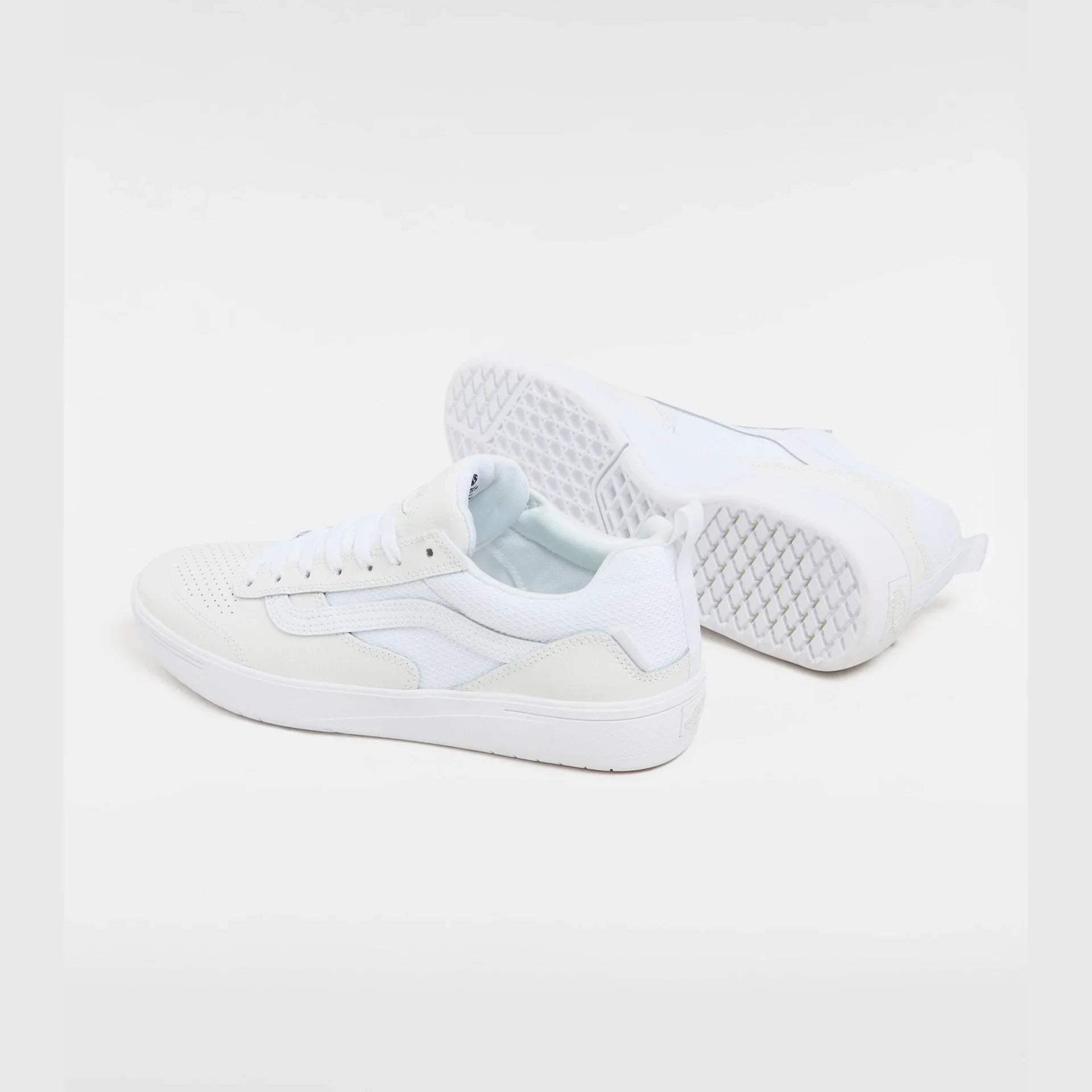 VANS Zahba LEATHER WHITE/WHITE kép 3