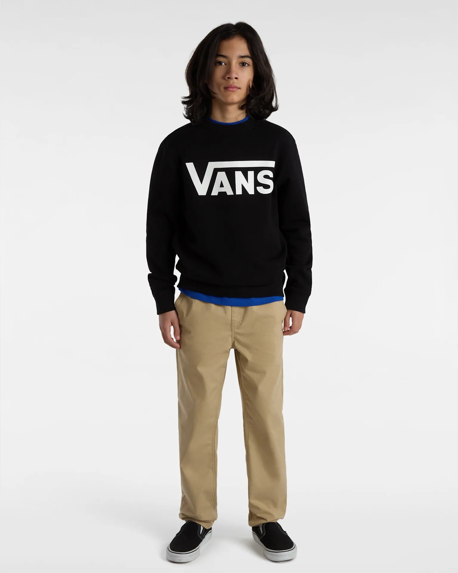 VANS VANS CLASSIC CREW Black Póló VN0008CABLK1 - 4