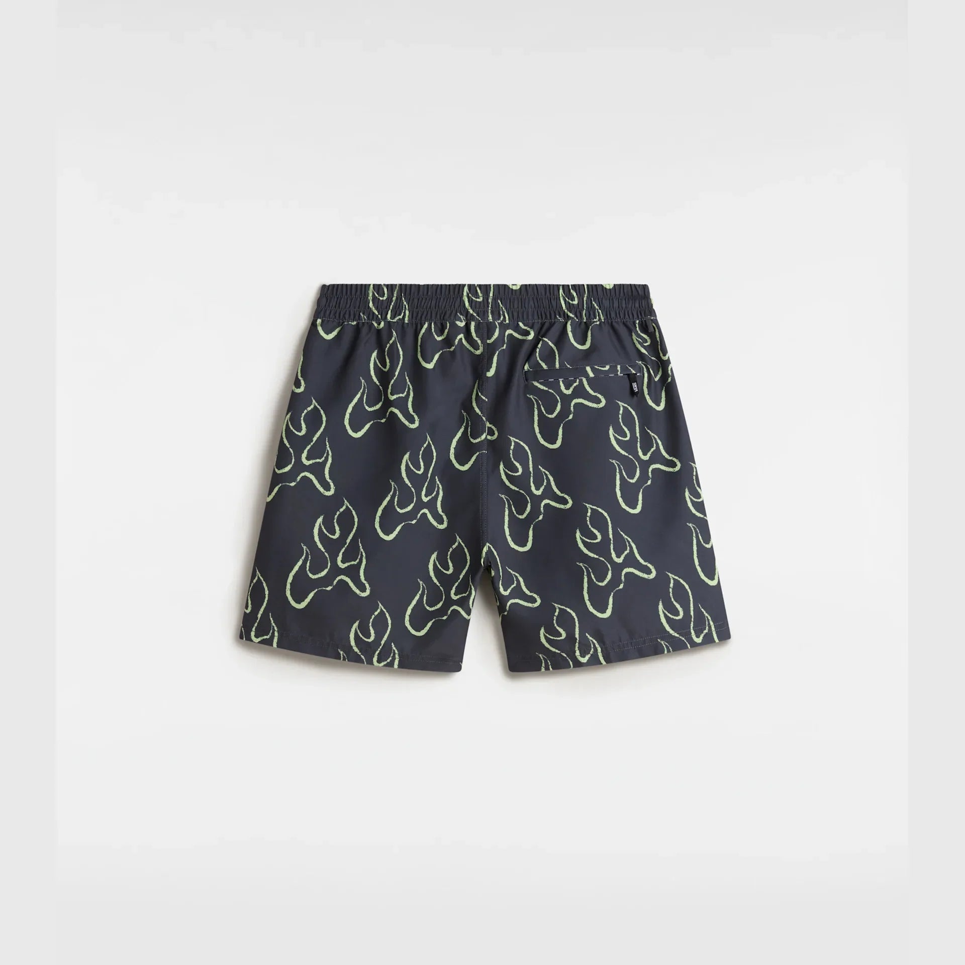 VANS PRIMARY PRINT ELASTIC BOARDSHORT Asphalt/Shadow Lime kép 2