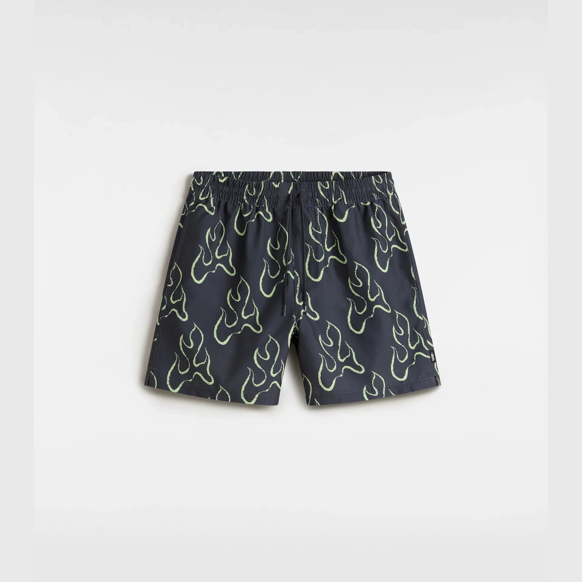 VANS PRIMARY PRINT ELASTIC BOARDSHORT Asphalt/Shadow Lime kép 1