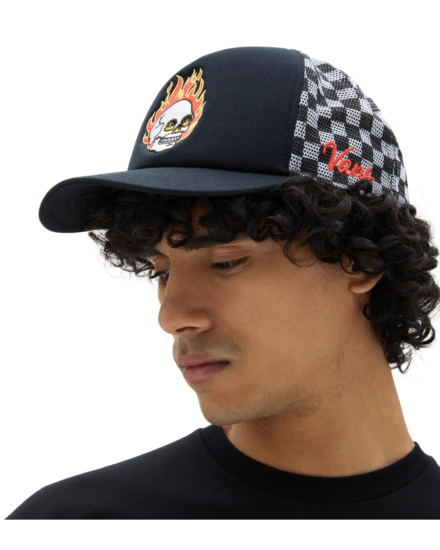 VANS DUSK DOWNER CURVED BILL TRUCKER Black VN0008PDBLK1 - 2