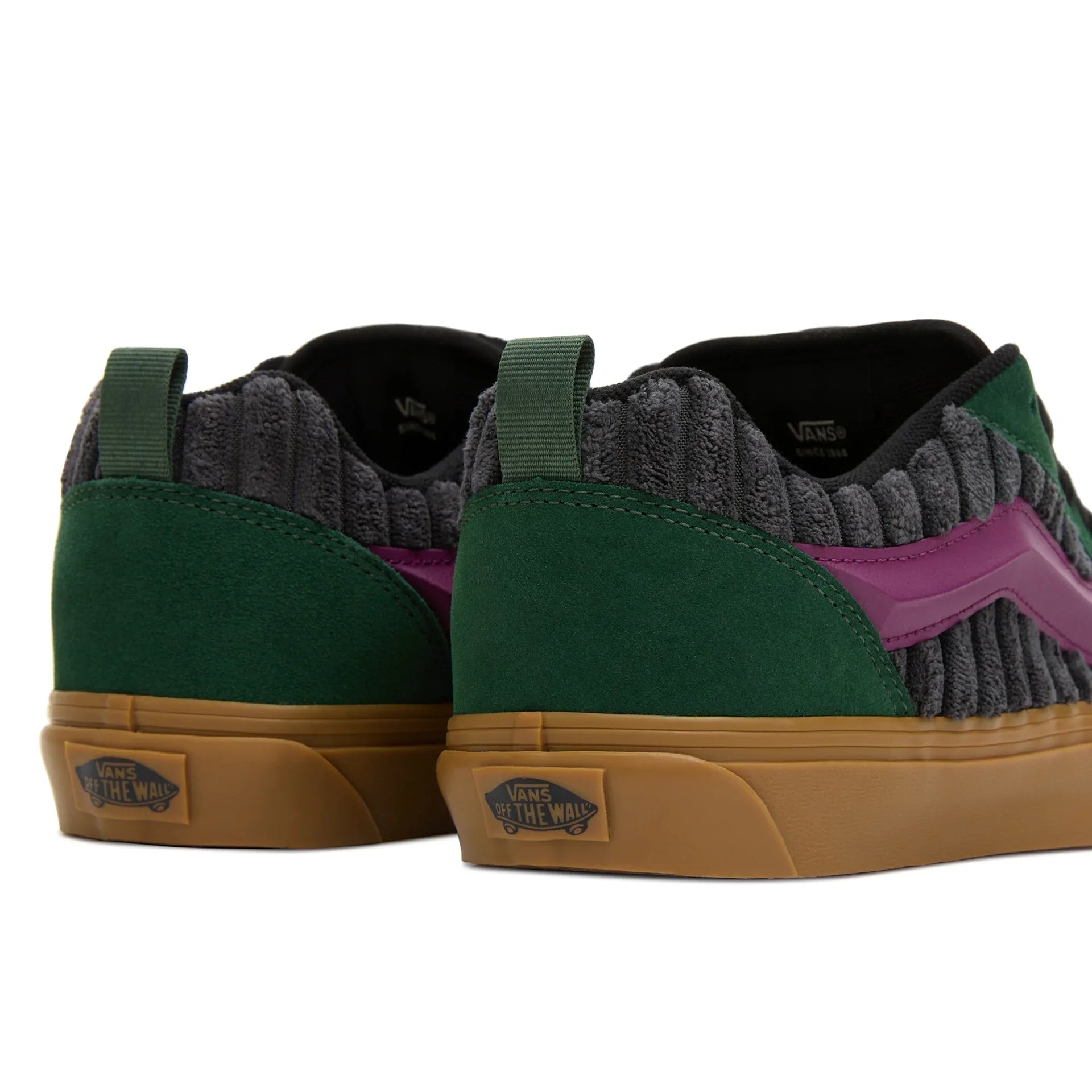 VANS Knu Skool JUMBO CORD GREY/MULTI Cipő kép 5