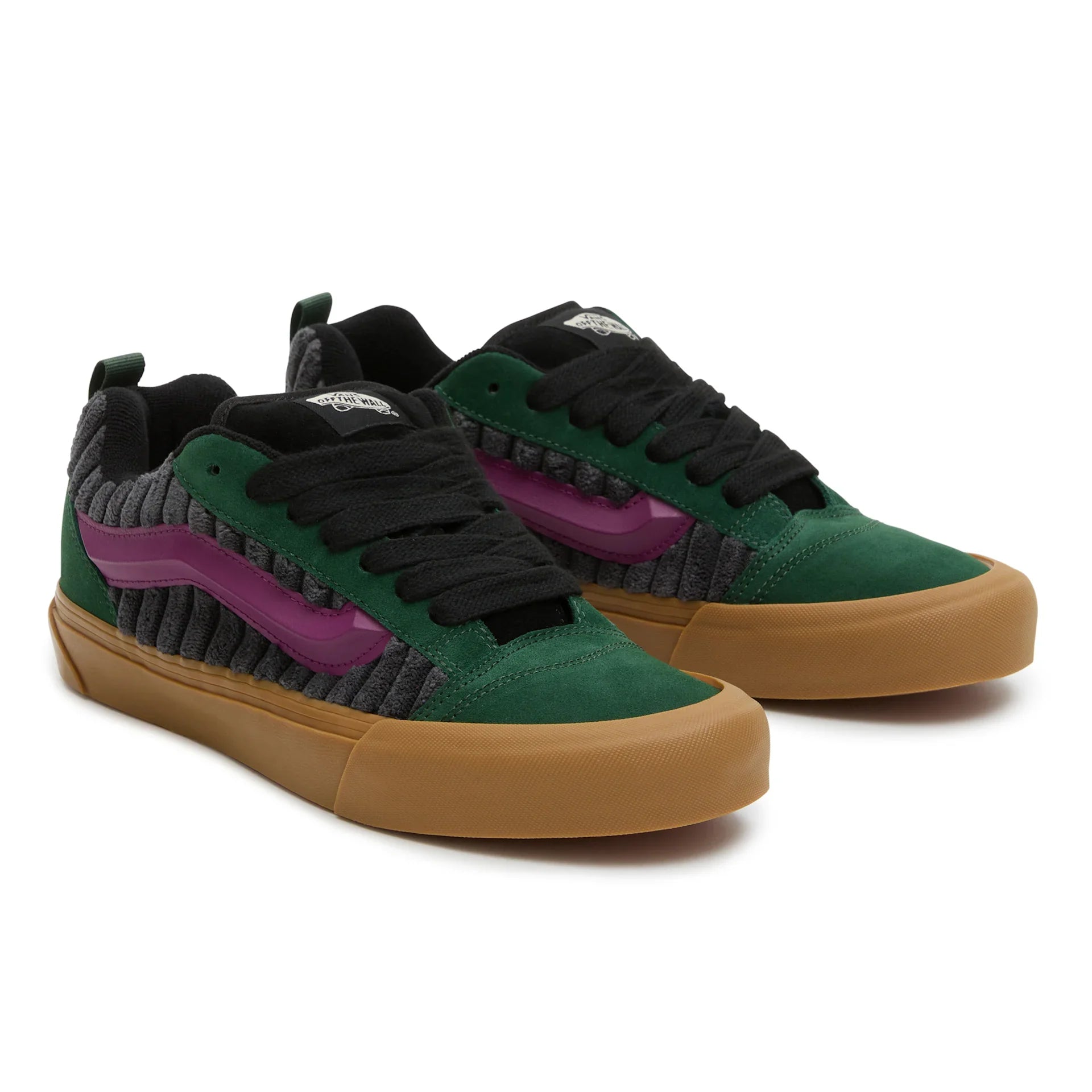 VANS Knu Skool JUMBO CORD GREY/MULTI Cipő kép 1