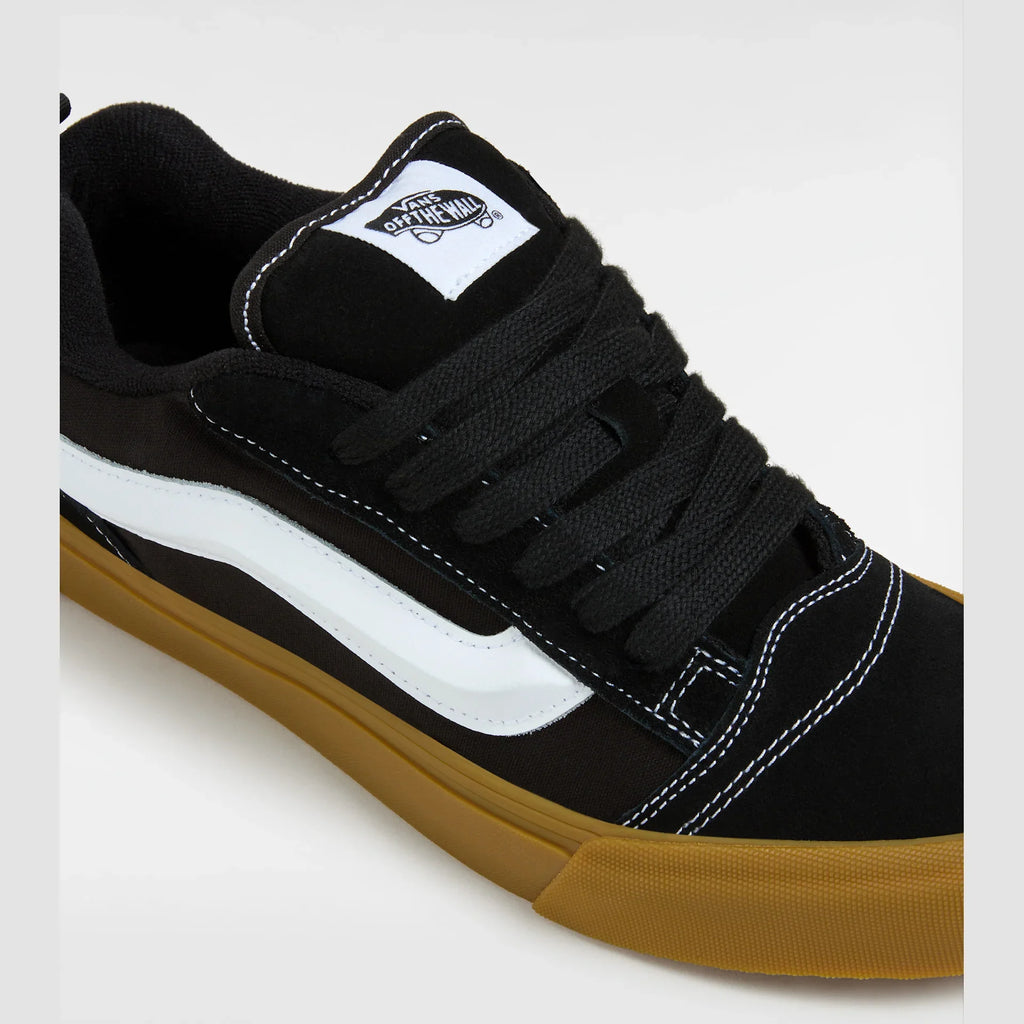 VANS Knu Skool BLACK/GUM Cipő kép 4