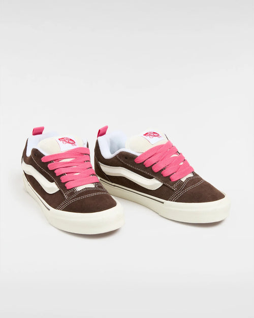 VANS Knu Skool RETRO COLOR BROWN/TRUE WHITE Cipő VN0009QCBF21 - 2