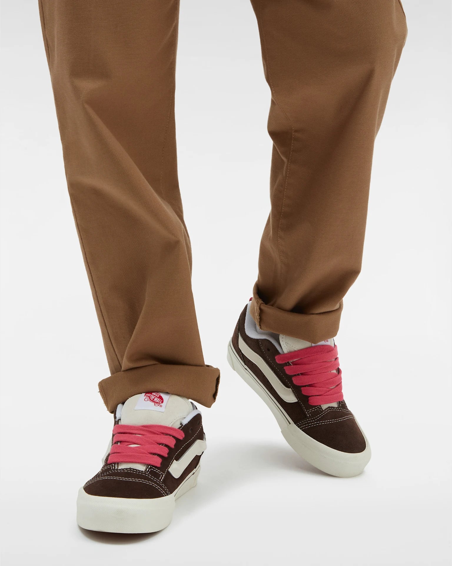 VANS Knu Skool RETRO COLOR BROWN/TRUE WHITE Cipő VN0009QCBF21 - 5