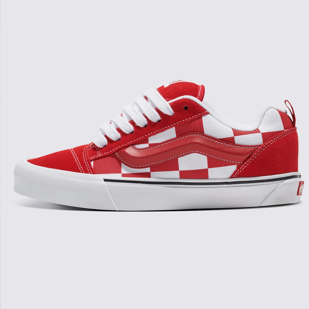 VANS Knu Skool MEGA CHECK RED Cipő kép 2
