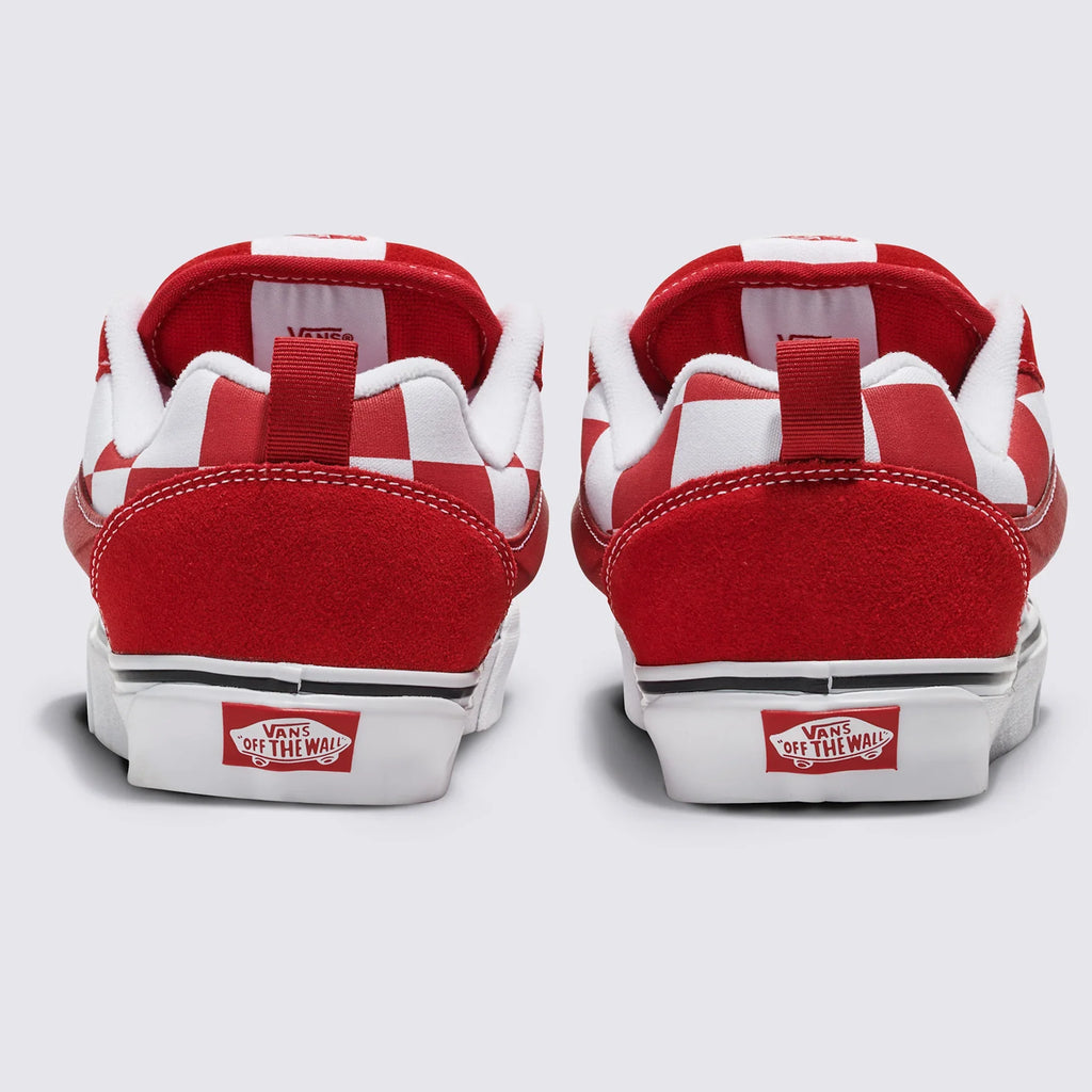 VANS Knu Skool MEGA CHECK RED Cipő kép 4