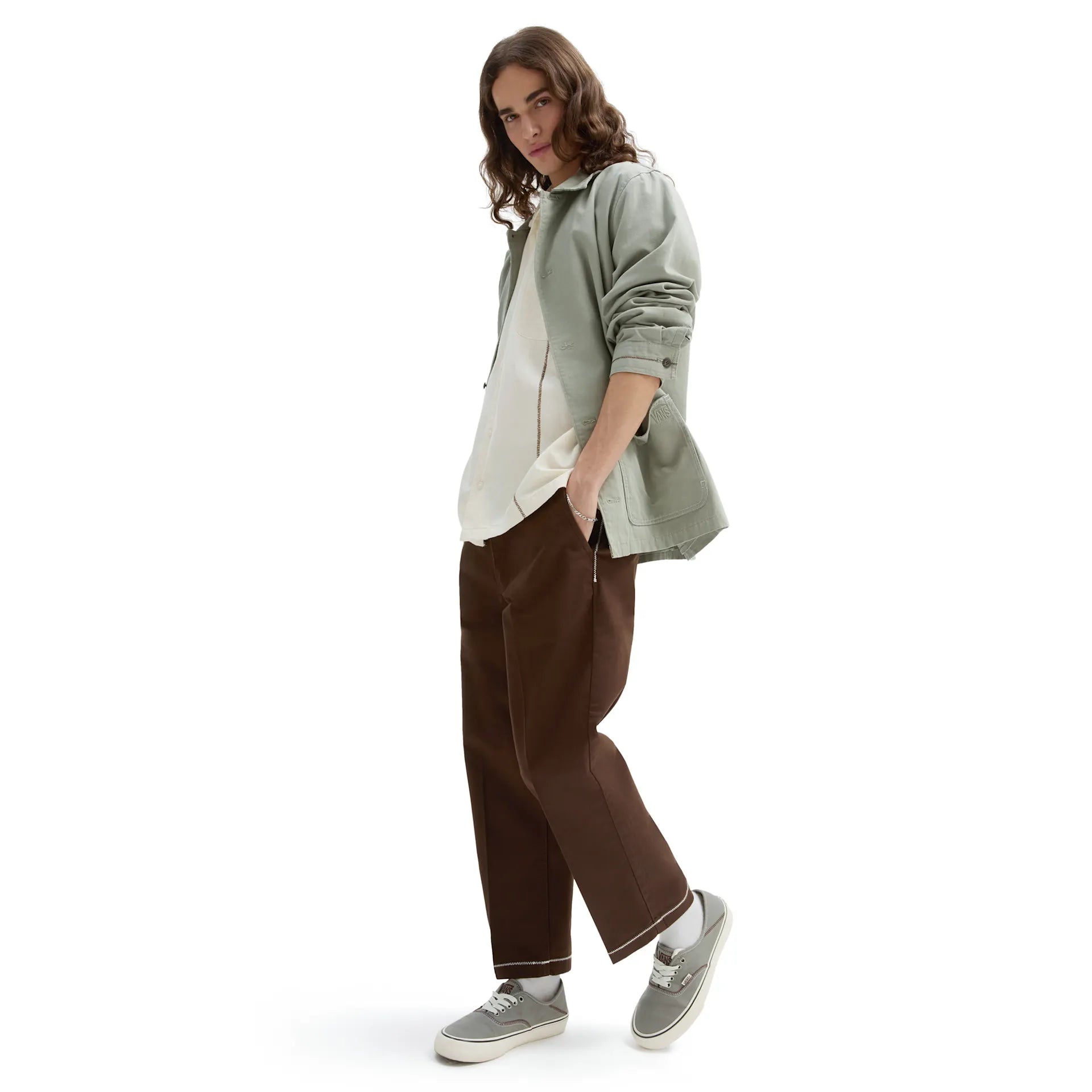 VANS MIKEY FEB AUTHENTIC RELAXED CROPPED CHIN MIKEY FEBRUARY demitasse kép 2