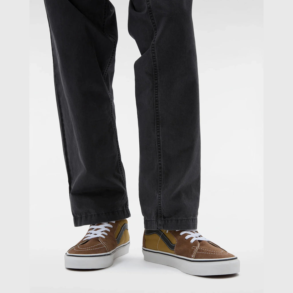 VANS SK8-Hi CANVAS/SUEDE POP BROWN/MULTI Cipő kép 5
