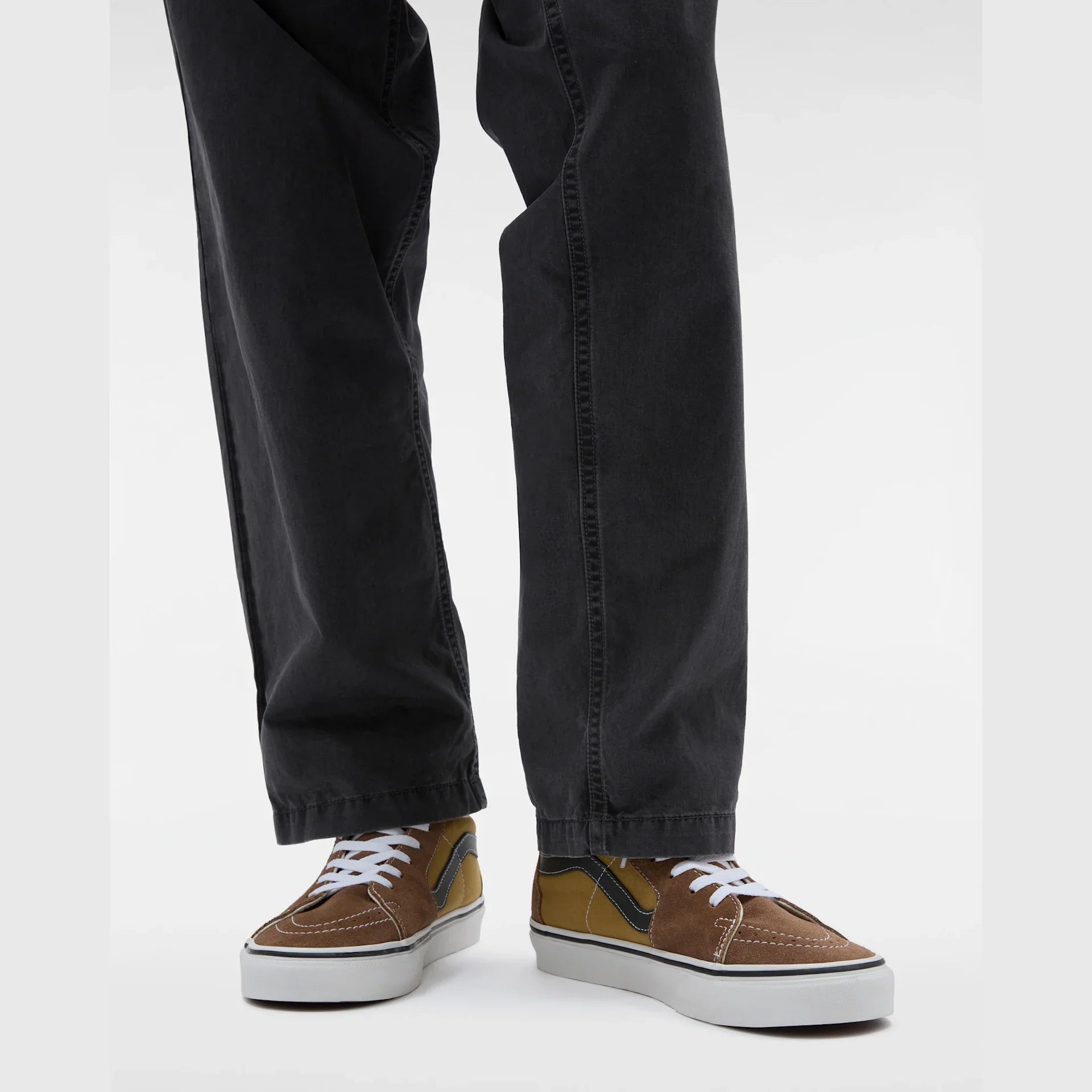 VANS SK8-Hi CANVAS/SUEDE POP BROWN/MULTI Cipő kép 5