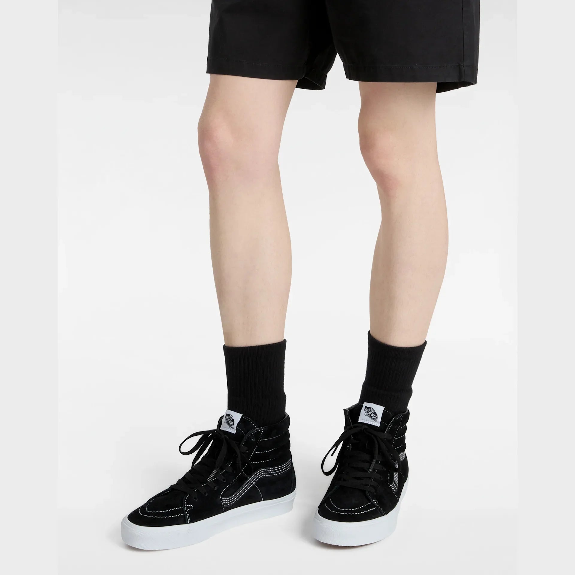 VANS SK8-Hi PIG SUEDE BLACK Cipő kép 5