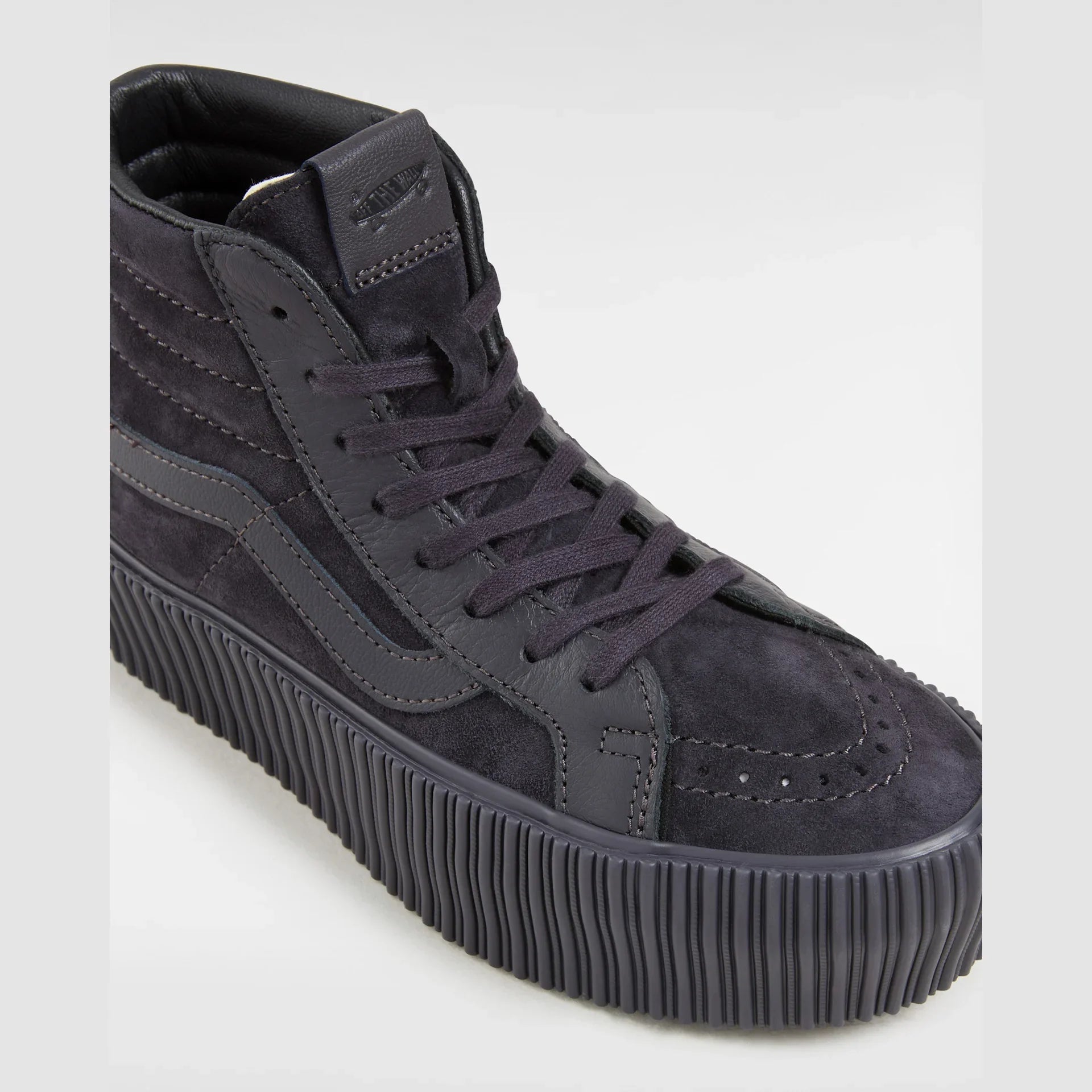 VANS Sk8-Hi Reissue 38 Platform LX SUEDE/LEATHER ONYX Cipő kép 4