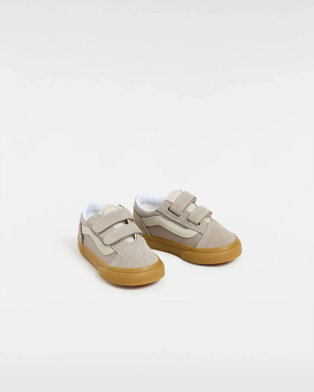 VANS Old Skool V NEUTRAL BLOCK GRAY/GUM kép 2