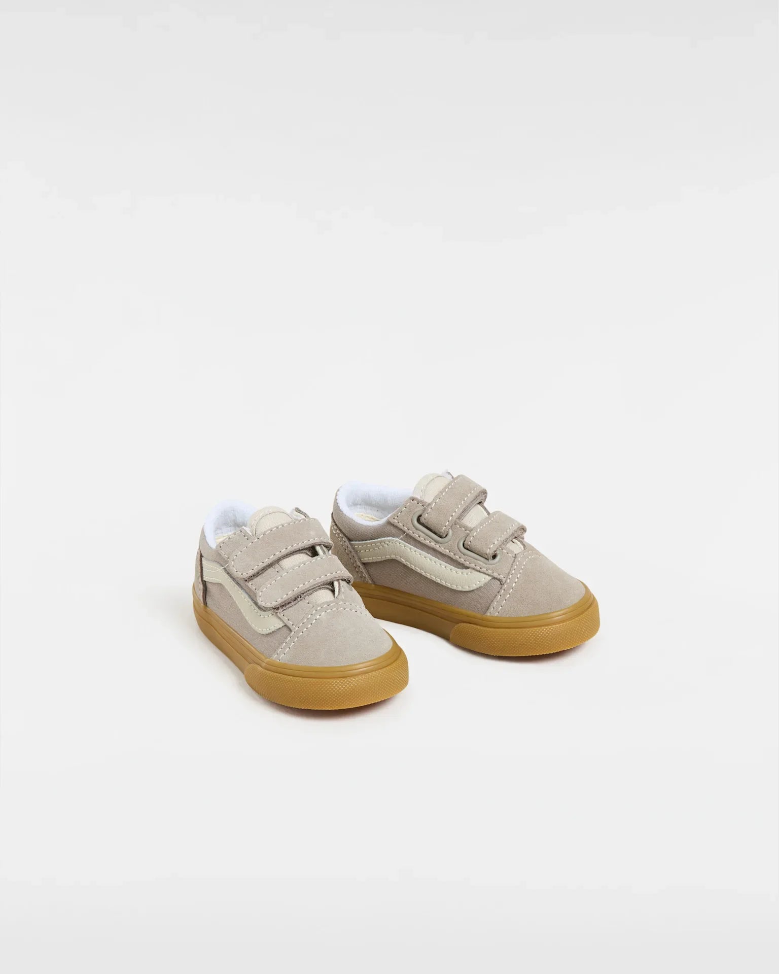 VANS Old Skool V NEUTRAL BLOCK GRAY/GUM kép 2