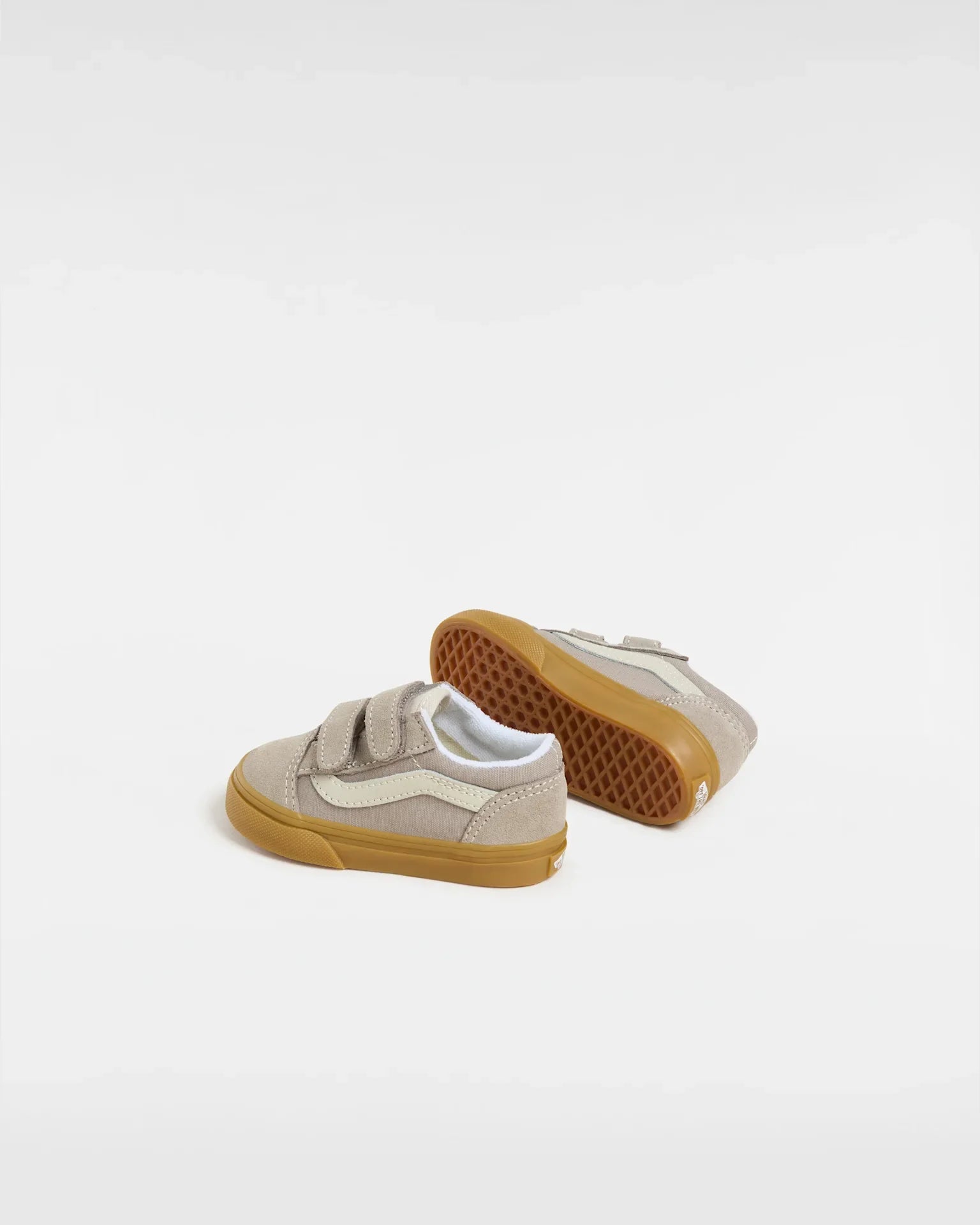VANS Old Skool V NEUTRAL BLOCK GRAY/GUM kép 3
