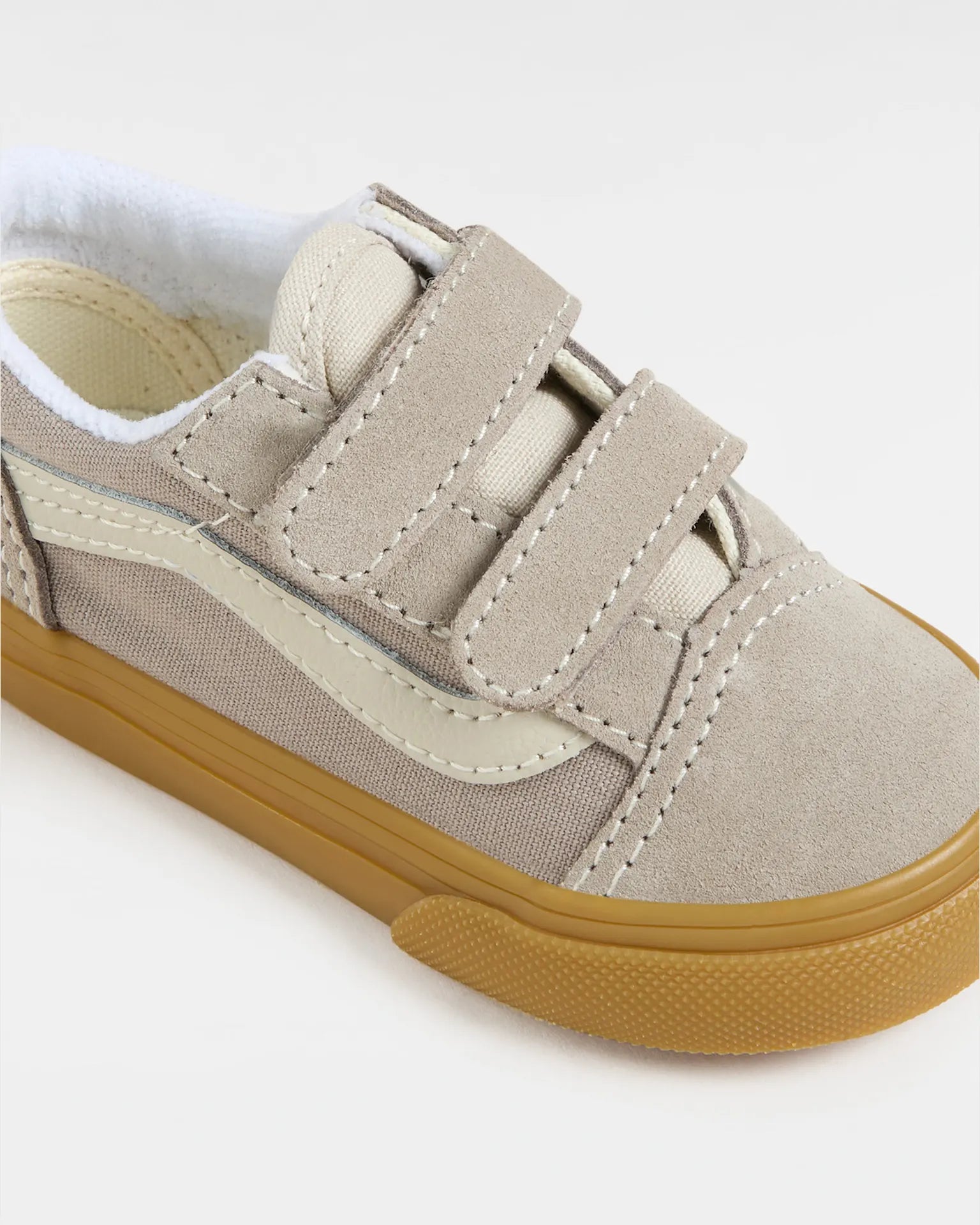 VANS Old Skool V NEUTRAL BLOCK GRAY/GUM kép 4