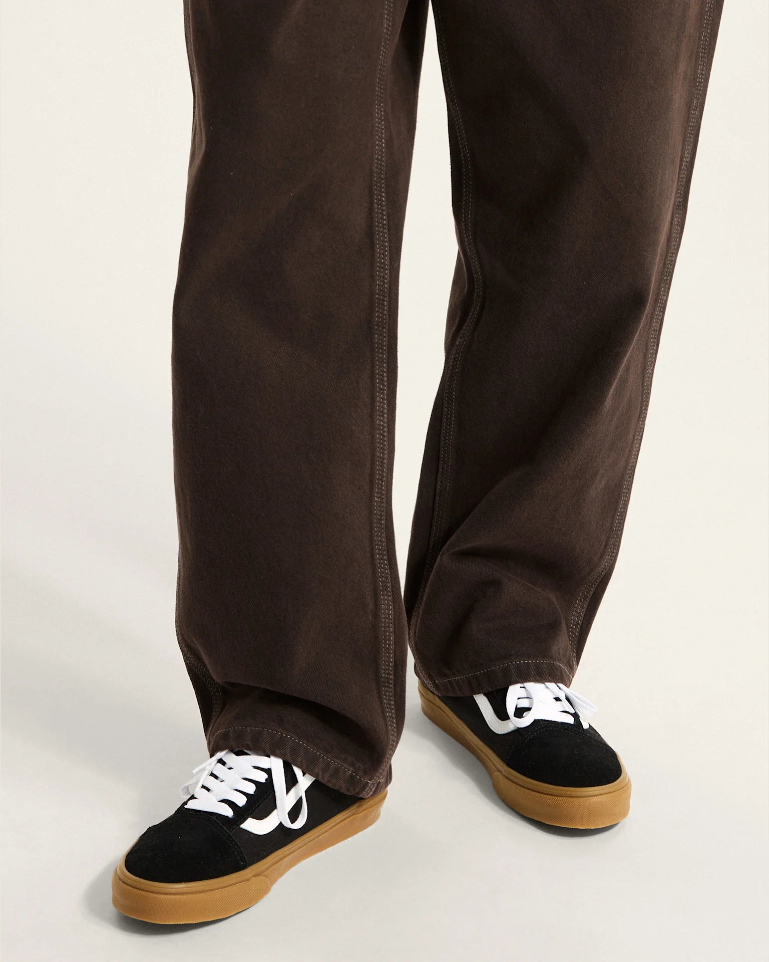 VANS Old Skool Black/Gum Cipő VN000CR5B9M1 - 5