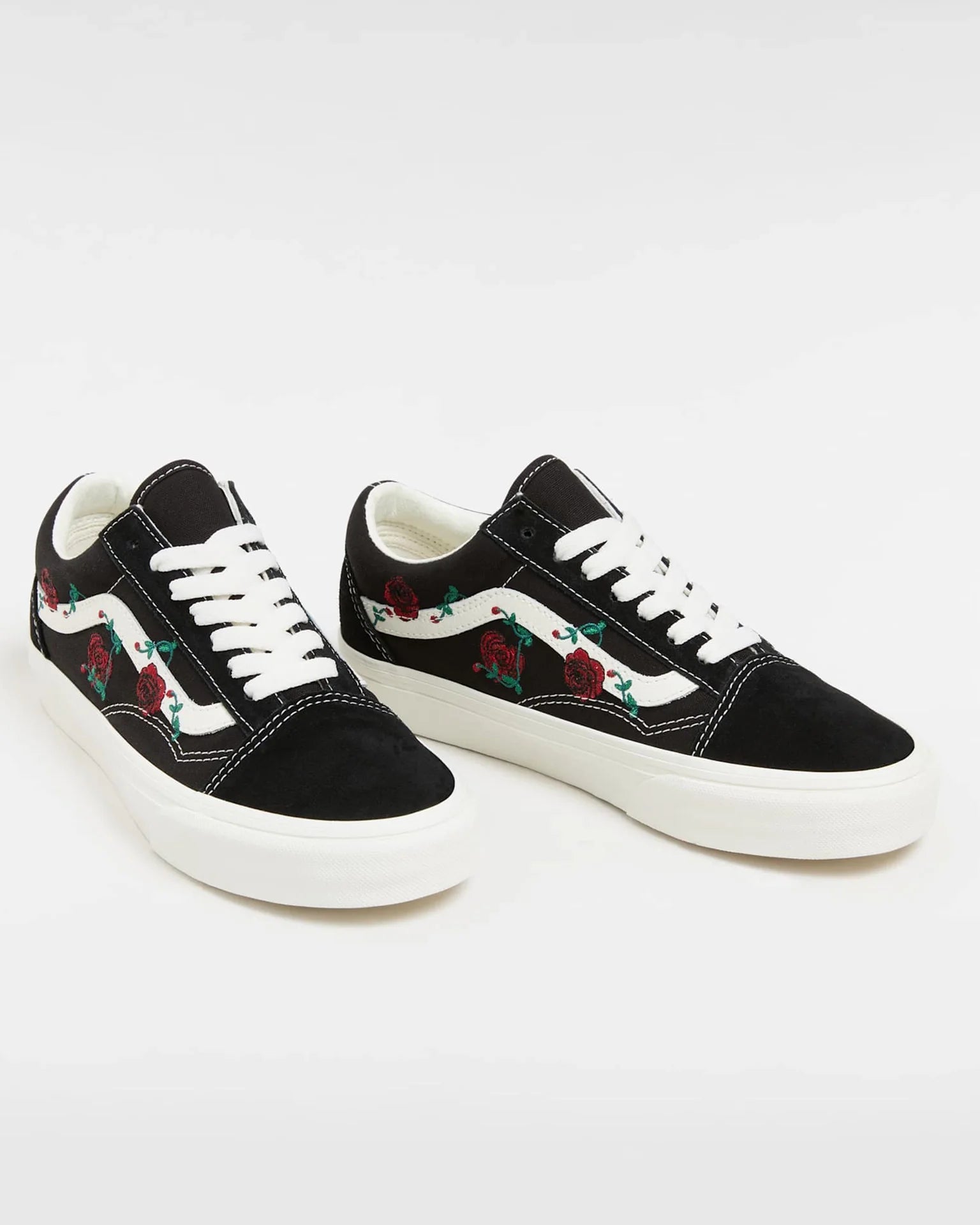 VANS Old Skool black ROSES kép 2