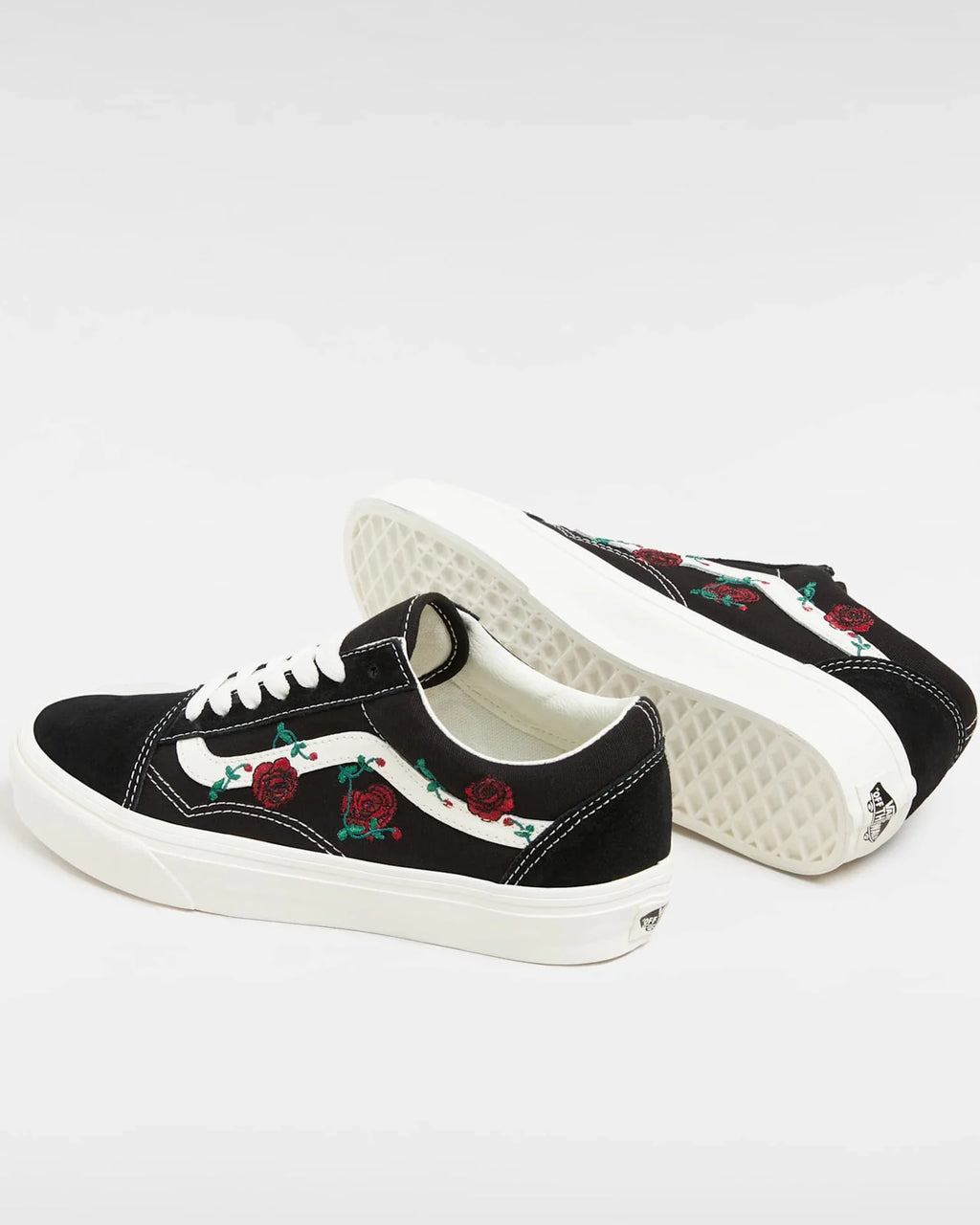 VANS Old Skool black ROSES kép 3