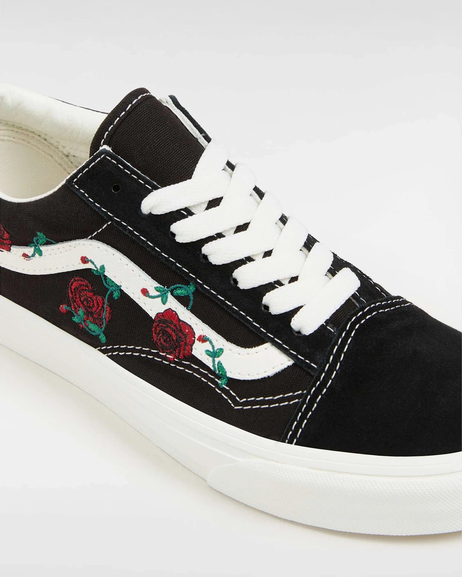 VANS Old Skool black ROSES kép 4