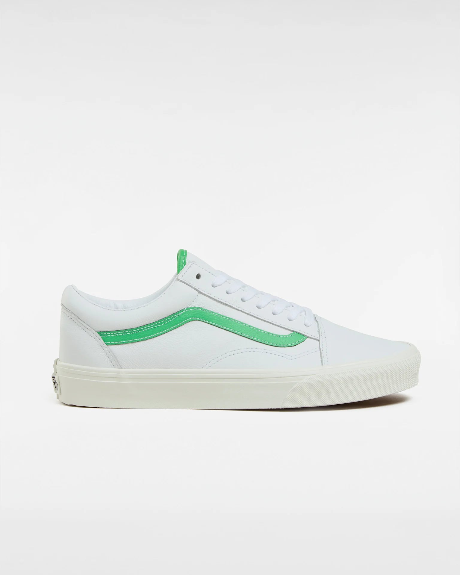 VANS Old Skool LEATHER White/Green Cipő VN000CR5WGR1 - 1