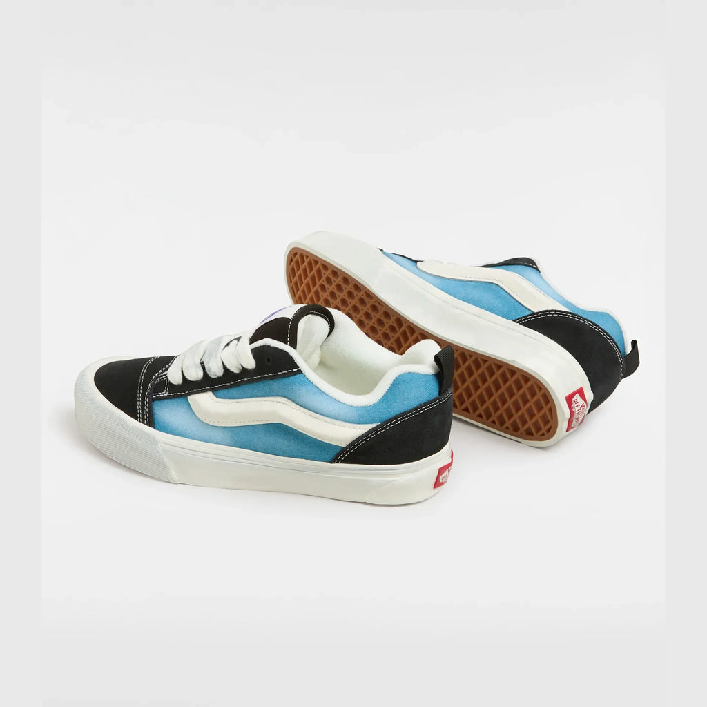 VANS Knu Skool WAVE WASHED BLUESTONE Cipő kép 3