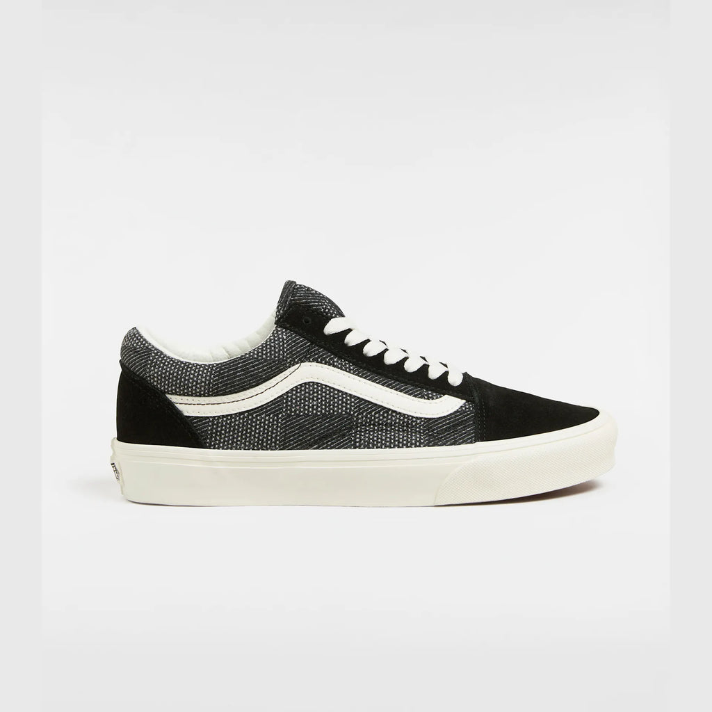 VANS Old Skool DENIM CHECK BLACK Cipő kép 1