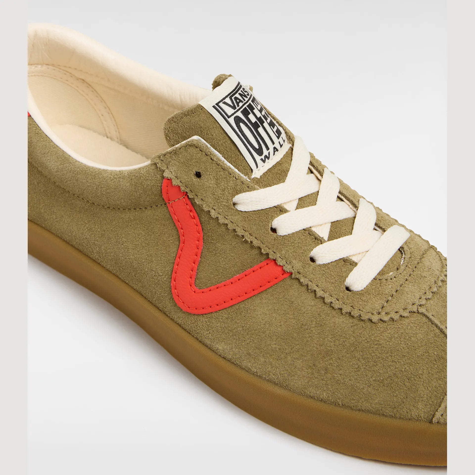 VANS Sport Low GUM POP OLIVE/RED Cipő kép 4