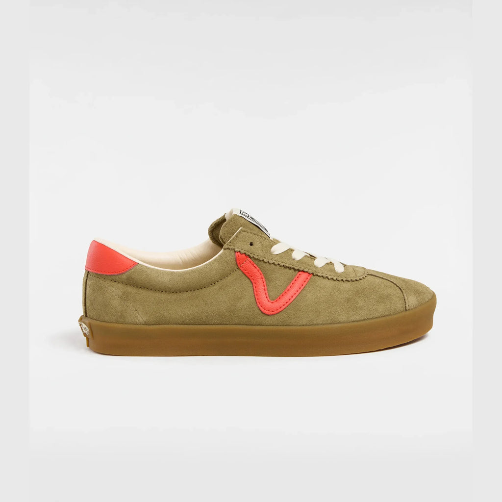 VANS Sport Low GUM POP OLIVE/RED Cipő kép 1
