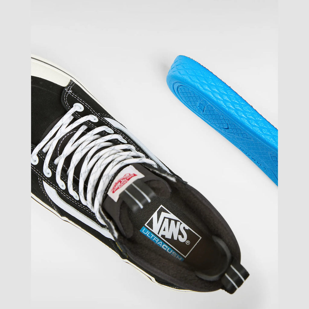VANS MTE Sk8-Hi Waterproof BLACK/TRUE WHITE Cipő kép 6