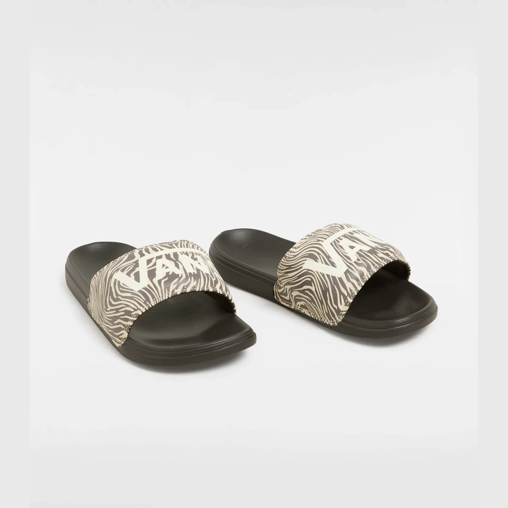 VANS MTE La Costa Slide-On Warp Zebra COFFEE Cipő kép 2