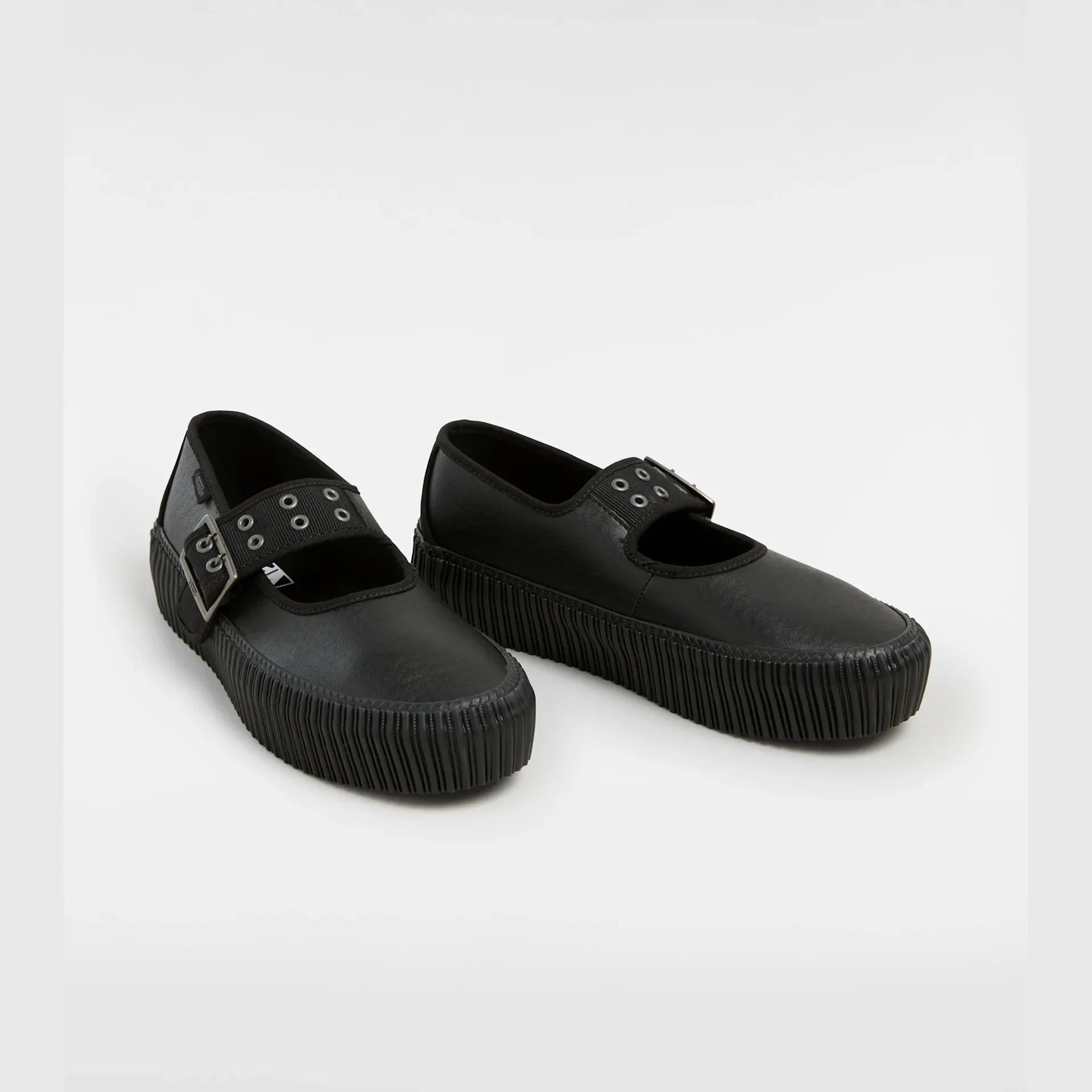 VANS Mary Jane Creeper Grunge Core BLACK LEATHER kép 2