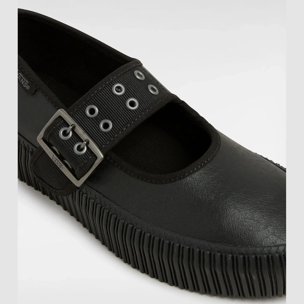 VANS Mary Jane Creeper Grunge Core BLACK LEATHER kép 4