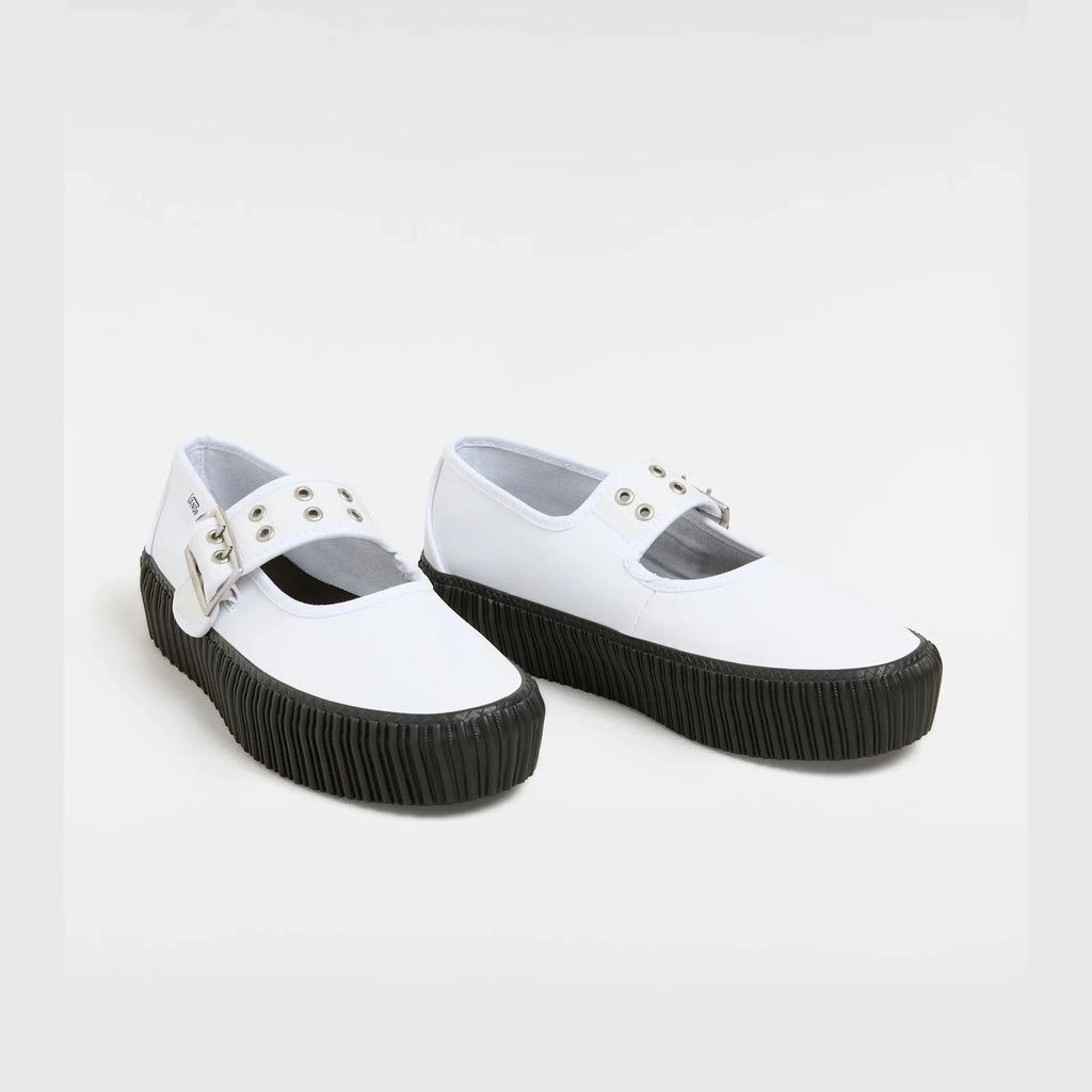 VANS Mary Jane Creeper Grunge Ballet WHITE/BLACK kép 2
