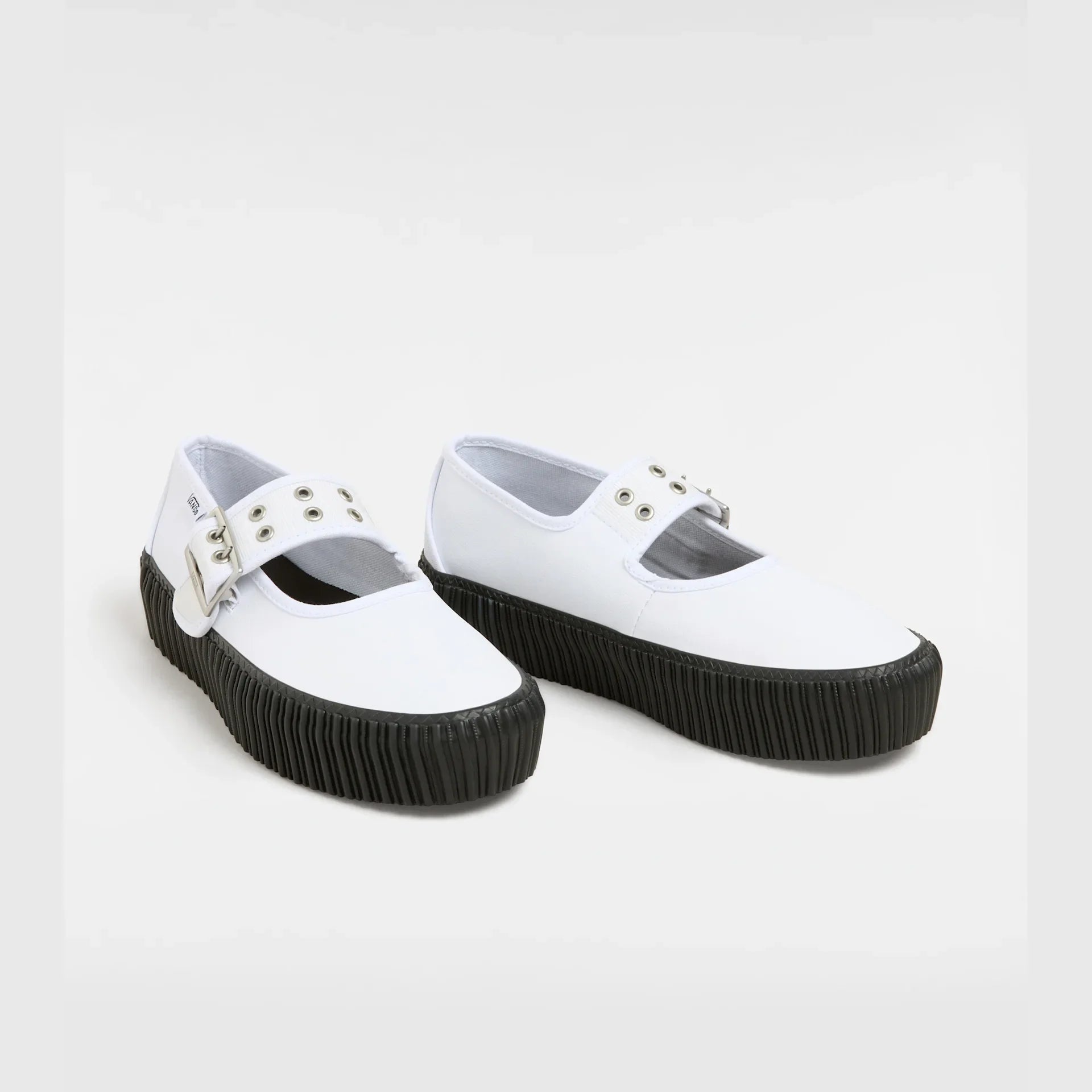 VANS Mary Jane Creeper Grunge Ballet WHITE/BLACK kép 2