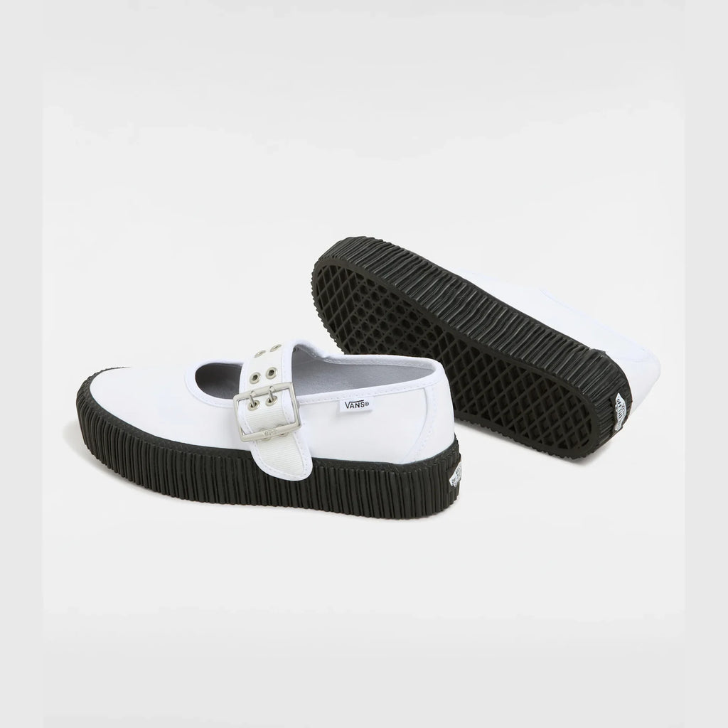 VANS Mary Jane Creeper Grunge Ballet WHITE/BLACK kép 3