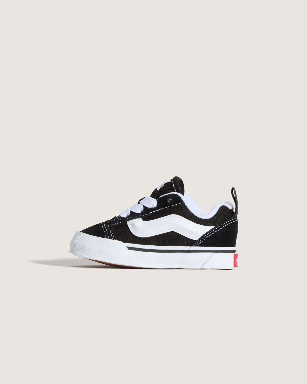 VANS Knu Skool Elastic Lace B Black/True Whit Cipő VN000D0K6BT1 - 1