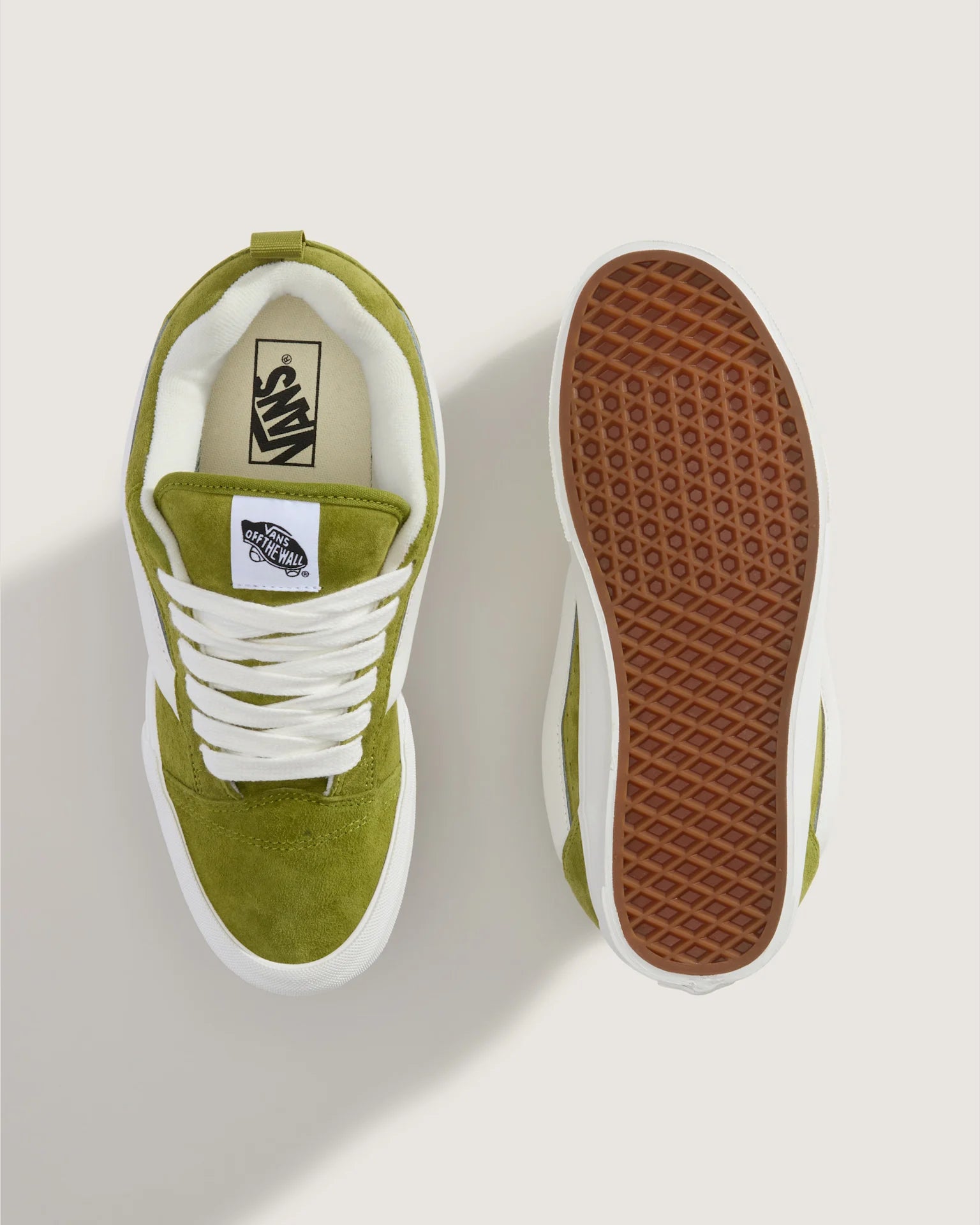 VANS Knu Skool PIG SUEDE Aged Green Cipő VN000D22EMB1 - 3