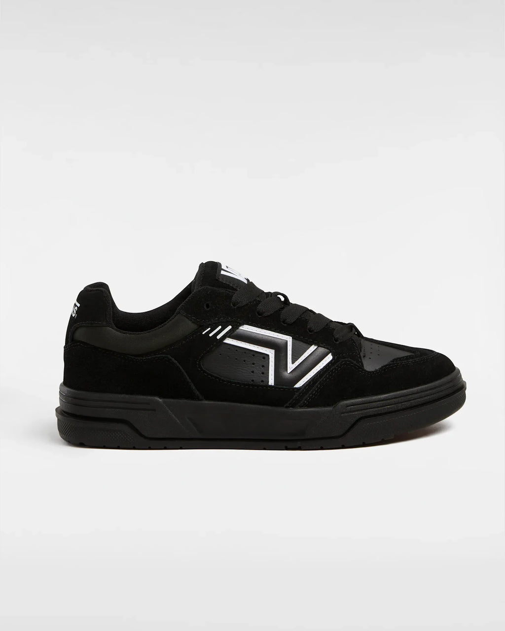 VANS Upland BLACK/BLACK/WHITE Cipő kép 1