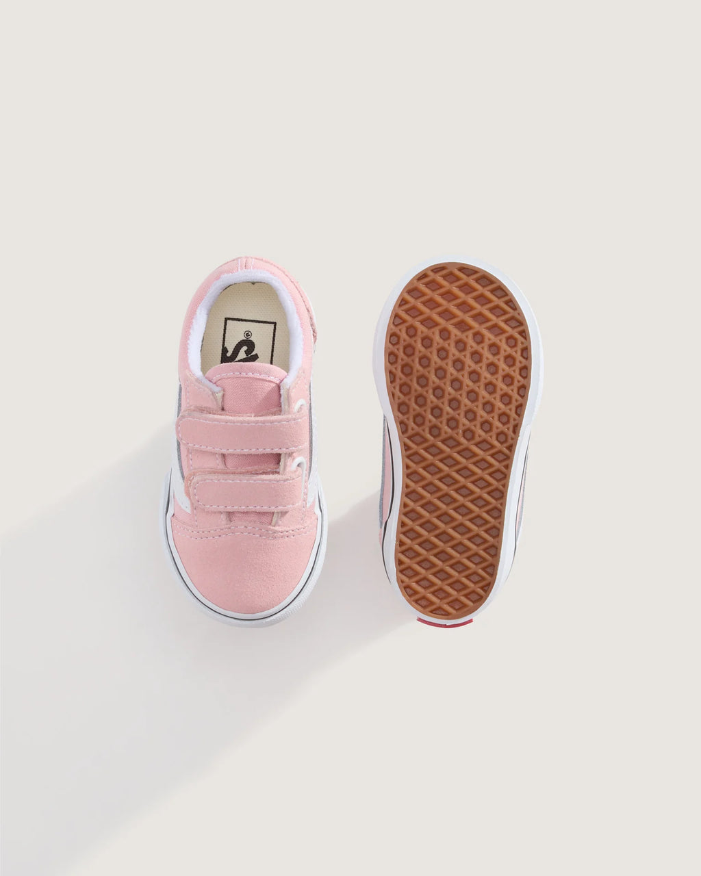 Vans TD Old Skool V powder pink/true white VN000D3Y9AL1 - 3