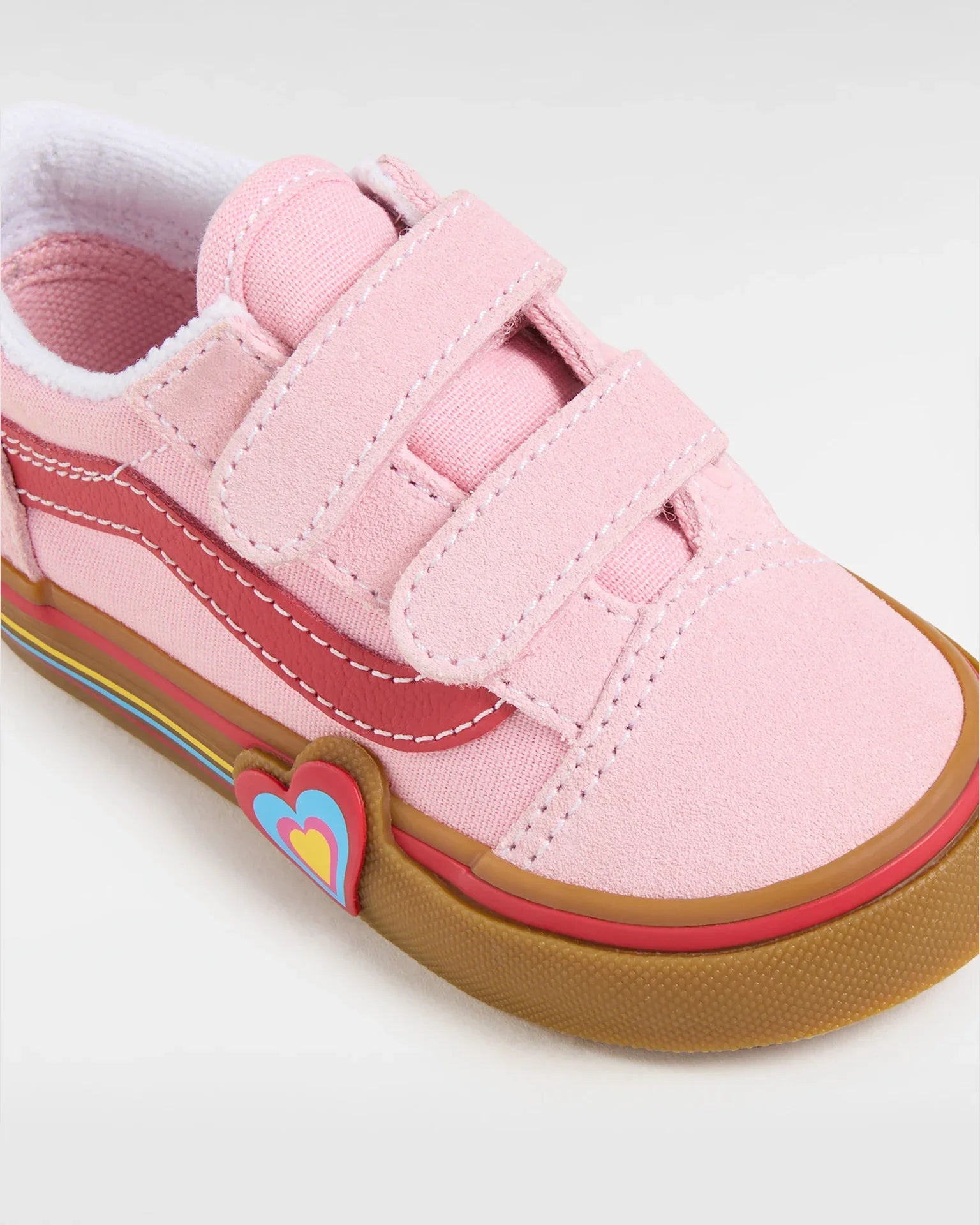VANS Old Skool V Heart PINK/MULTI kép 4