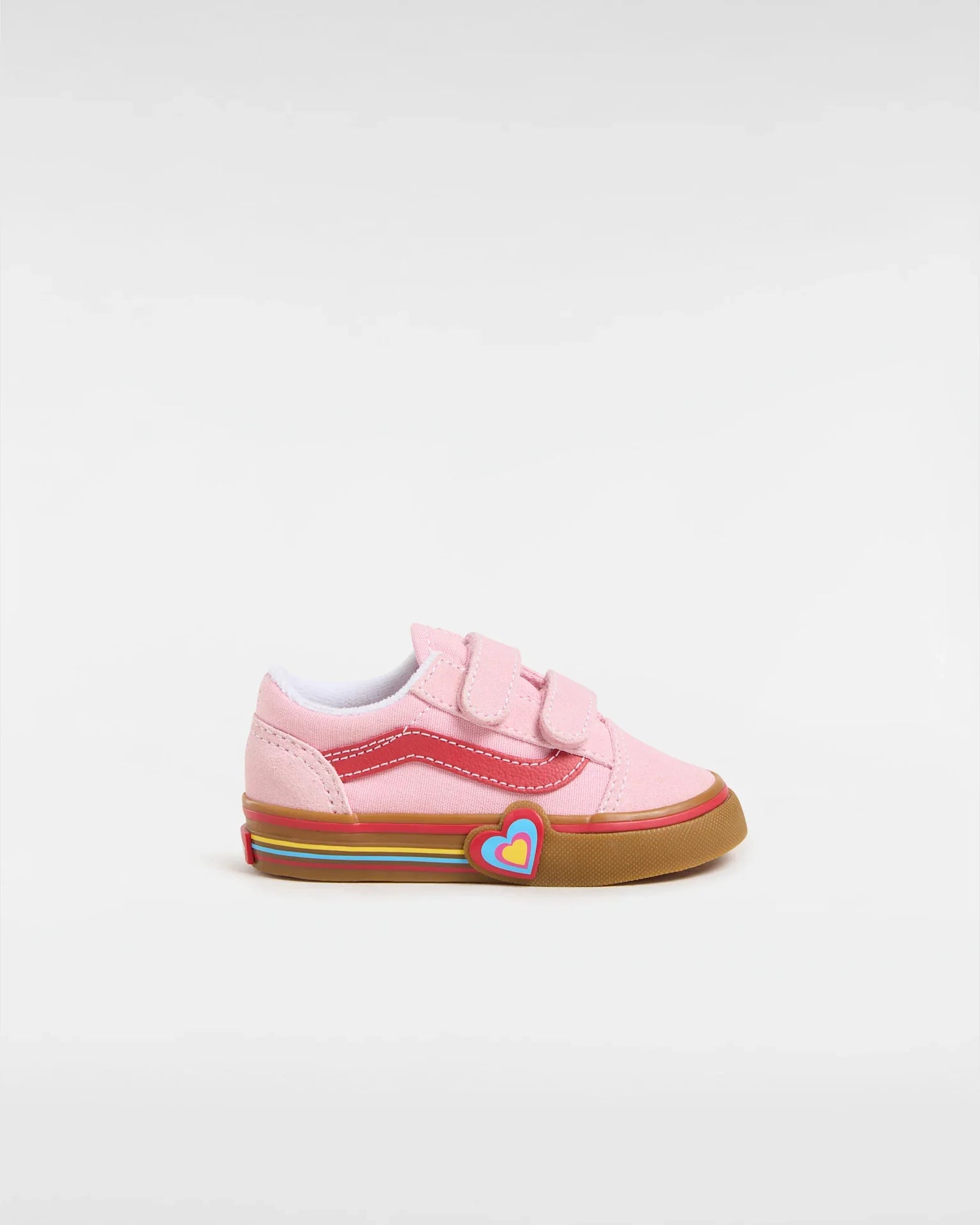 VANS Old Skool V Heart PINK/MULTI kép 1