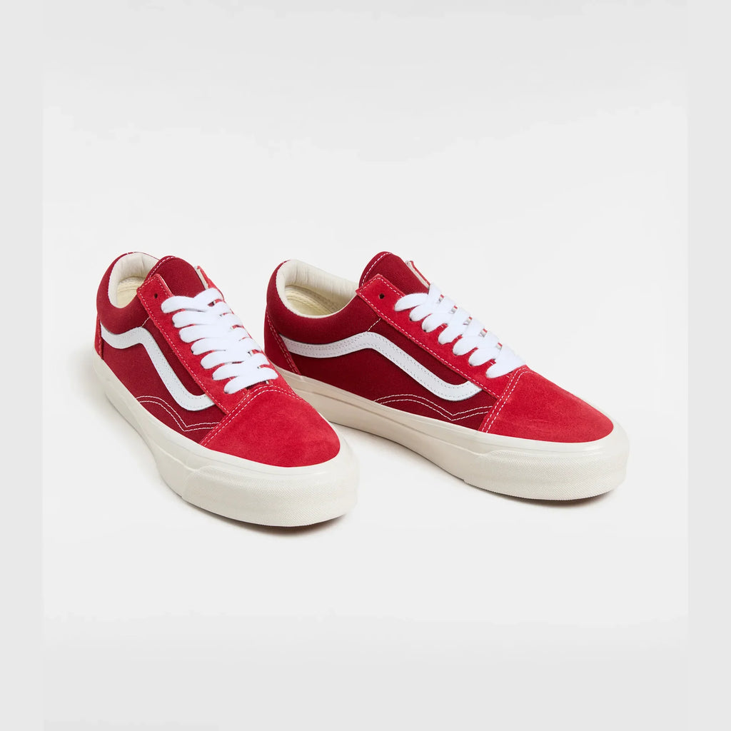 VANS LX Old Skool SUEDE RED/RED Cipő kép 2