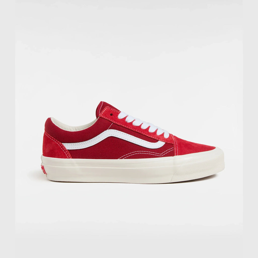 VANS LX Old Skool SUEDE RED/RED Cipő kép 1