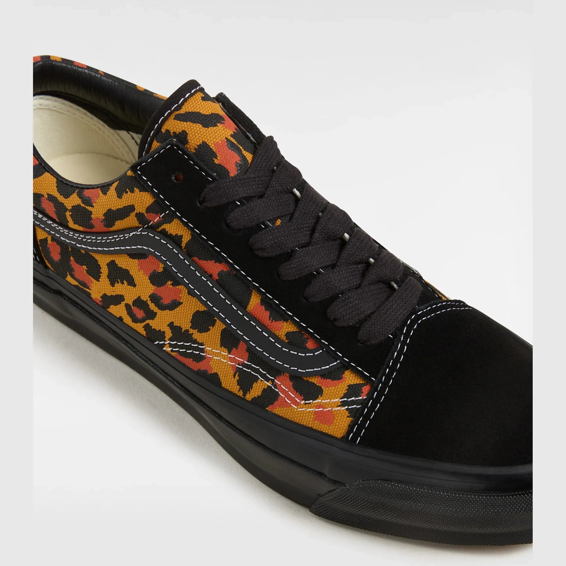 VANS LX Old Skool LEOPARD BLACK/BLACK Cipő kép 5