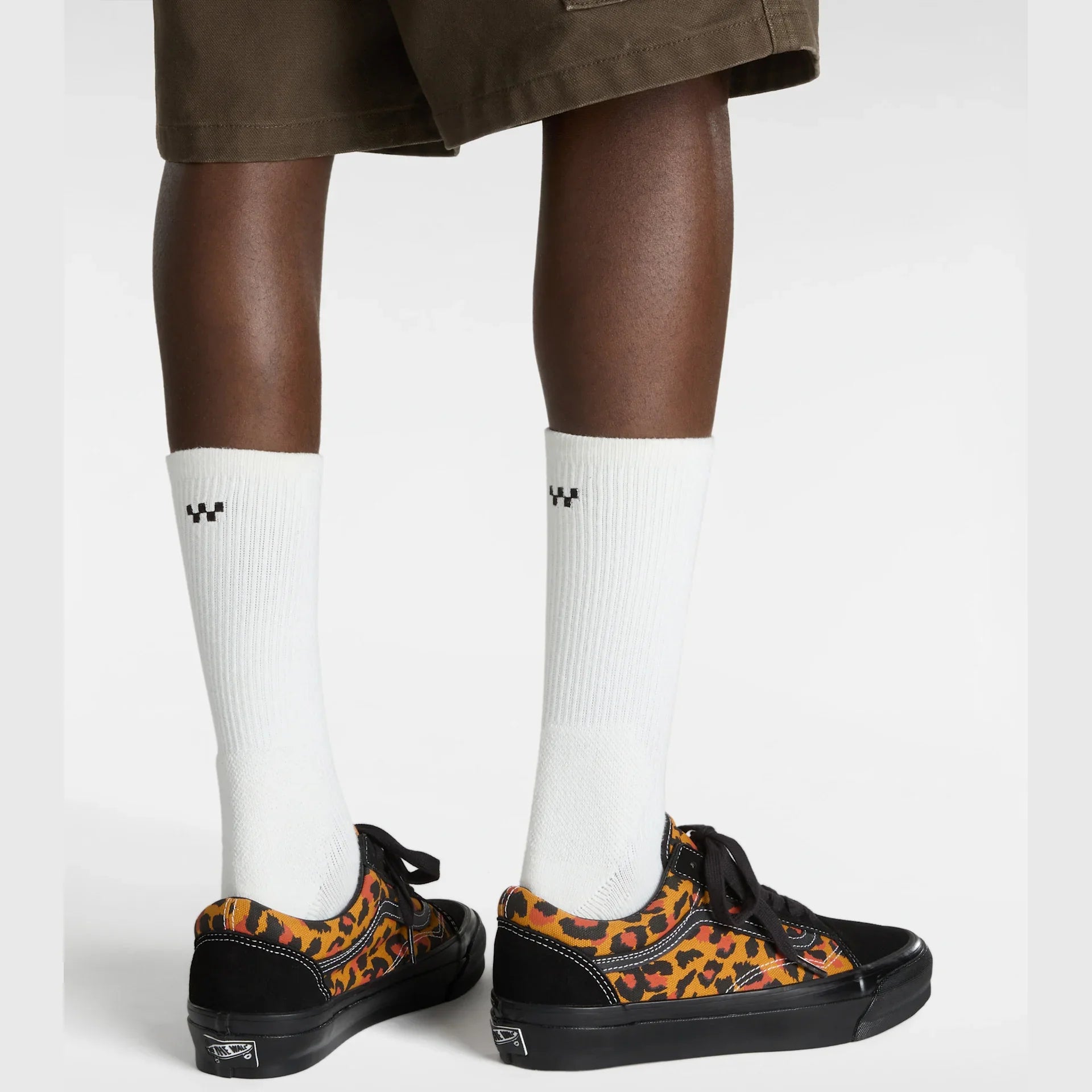 VANS LX Old Skool LEOPARD BLACK/BLACK Cipő kép 6